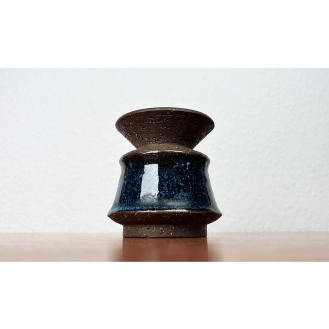 Mid-Century Modern Mid-Century Modern Danish Studio Pottery 6310 Candleholder from Michael Andersen Keramik, Bornholm, 1960s For Sale - Image 3 of 11
