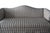 Ivory Ethan Allen Custom Camelback Sofa in Dimensional Woven Blue & Ivory Stripe For Sale - Image 8 of 18