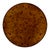 Camel Holdin 18 in. W Round Wood Side Table with Lower Open Shelf, Traditional Burl For Sale - Image 8 of 9