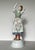 Herend Herend Hand-Painted Porcelain Hungarian Female Dancer Figurine With Floral Dress & Gold Headdress For Sale - Image 4 of 7