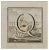 Luigi Vanvitelli, Letter of the Alphabet Q, Etching, 18th Century For Sale