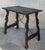 19th Century Spanish Baroque Side Table with Carved Top & Legs & Iron Stretchers For Sale - Image 18 of 18
