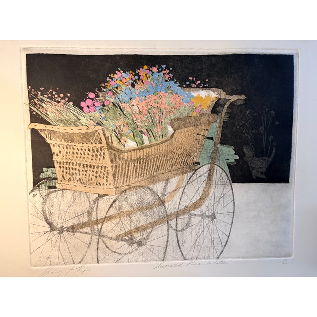 Late 20th Century Danny Phifer "Decorated Perambulator" Signed Limited Edition Original Etching 13/300 For Sale - Image 11 of 16