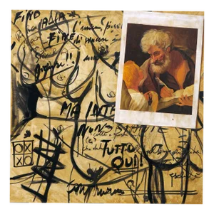 Massimo D’Orta, Angeli e Demoni, Mixed Media on Canvas, 2006