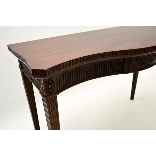 Wood Antique Edwardian Console Table, 1910s For Sale - Image 7 of 10