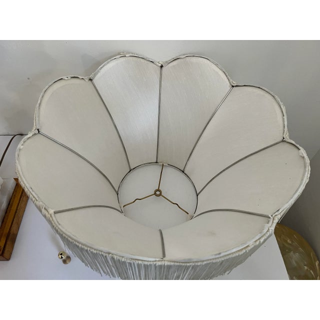 Oversize Italian Alabaster Urn Lamp & Original Shade For Sale - Image 12 of 12