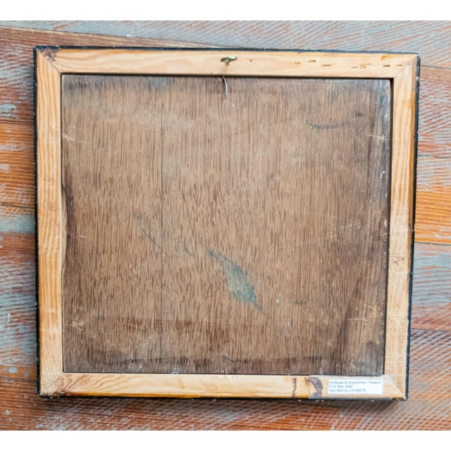 Early 20th Century Oil on Wood Panel Painting of Mother and Child in an Interior Scene For Sale - Image 10 of 12