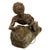 Metal Antique French Art Deco Bronze Sculpture Native American Indian Hunter Scout by René-André Varnier, Circa 1920 For Sale - Image 7 of 18