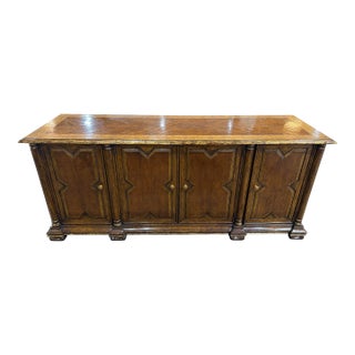 Alfonso Marina Attributed Gilded Wood Buffet For Sale