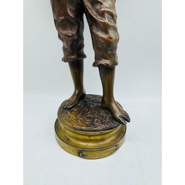 Charles Anfrie, Elle Ronfle, 1890, Bronze For Sale - Image 9 of 14