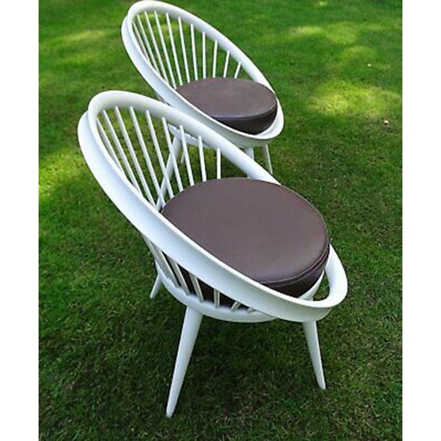 Ellipse Armchairs from Swedese, Set of 2 For Sale - Image 6 of 10