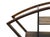 1990s Large Size Chinese Dark Brown Fan Shape Display Curio Stand Easel For Sale - Image 5 of 12