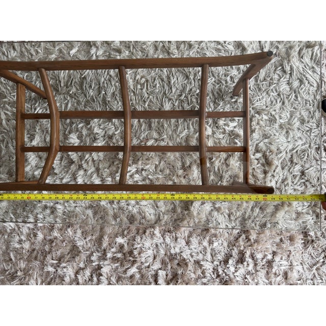 Adrian Pearsall 1960s Sculptural Walnut & Glass Coffee Table, Attributed to Adrian Pearsall For Sale - Image 4 of 4