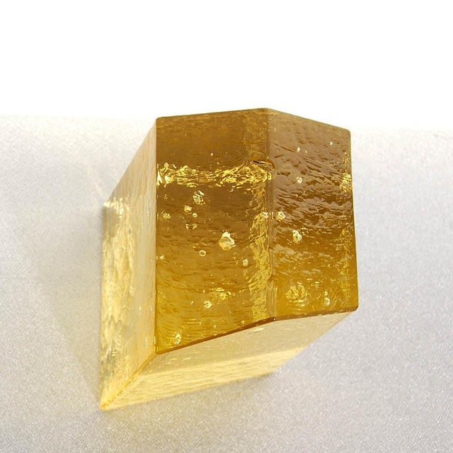 Vincent Van Gogh the Yellow House Glass Sculpture by Richard Rooze and Jaroslav Wasserbauer For Sale - Image 6 of 12