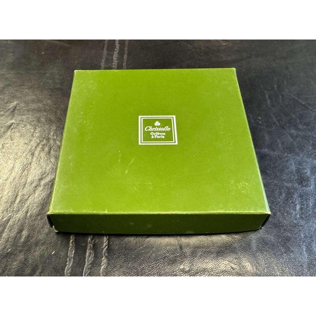 Silver-Plated Metal Bottle Coaster with Villars Pattern from Christofle For Sale - Image 4 of 5