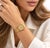 Omega Mid 20th Century Classic Omega 14k Yellow Gold Diamond Halo Ladies Quartz Watch For Sale - Image 4 of 4