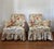 Mid 20th Century Pair of Chintz Skirted Armchairs For Sale - Image 4 of 12