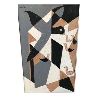 Jean Lambert-Rucki, The Birds, 1923, Oil For Sale