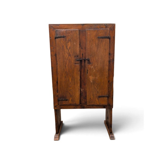 Two-Door Chestnut Wood Cabinet from the Late 17th Century - Tuscany, Italy For Sale - Image 16 of 16
