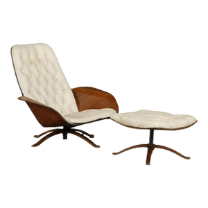 'Mr Chair' and Ottoman by George Mulhauser for Plycraft, 1960s