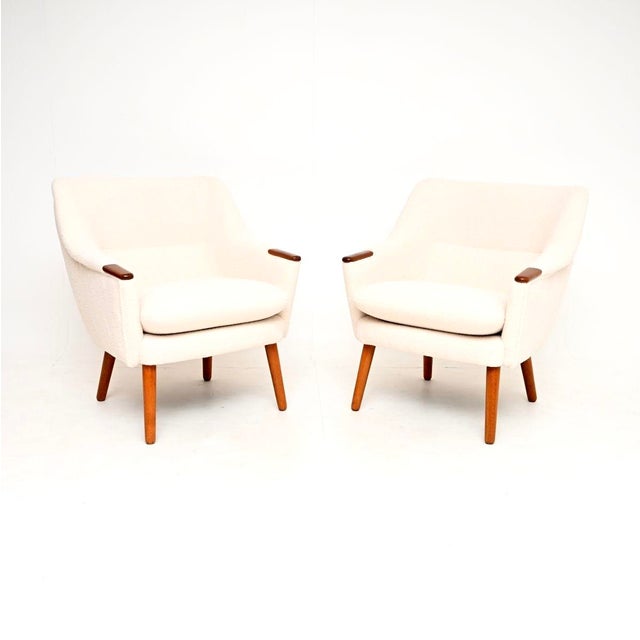Vintage Danish Teak Lounge Chairs by Hans J. Wegner, 1960s, Set of 2 For Sale - Image 11 of 11