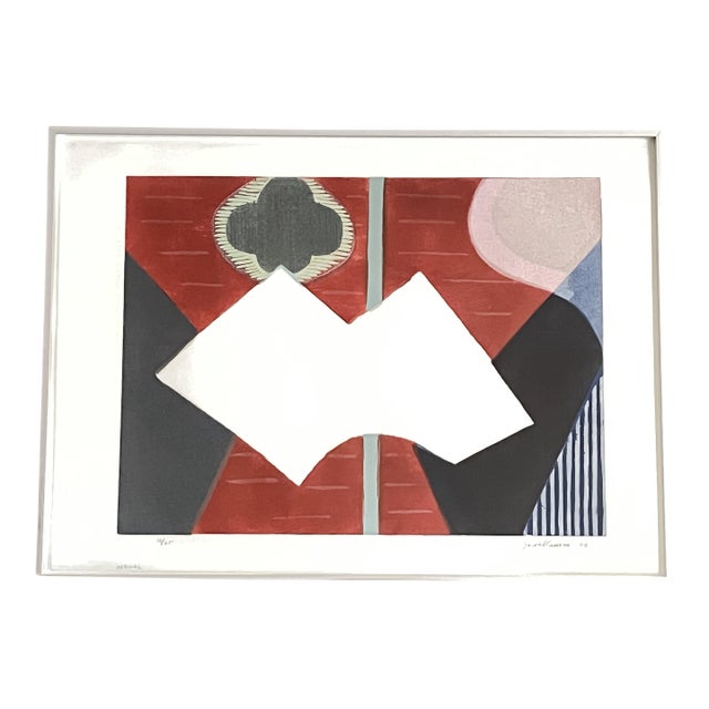 Jacob Kainen Etching and Aquatint "Arrival" For Sale