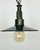Blue Industrial Blue Enamel Military Pendant Lamp with Cast Aluminium Top, 1960s For Sale - Image 8 of 16