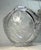 Large Vintage Hand Cut Clear Crystal Glass Flower Basket Centerpiece Bowl For Sale - Image 11 of 13