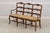French Country Country French Triple Back Rush Seat Settee For Sale - Image 3 of 18