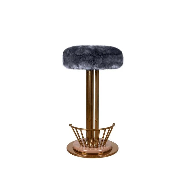 Gold Andy Bar Stool by Ottiu For Sale - Image 8 of 10