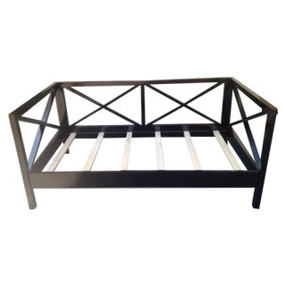 Black Laquer Day Bed For Sale