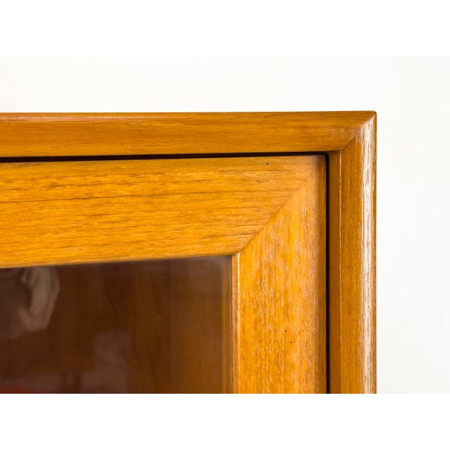 Vintage Teak Cabinet with Glass Doors from WK Möbel, 1970s For Sale - Image 10 of 18