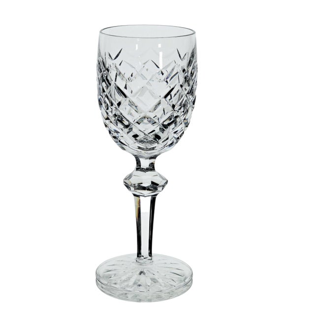 Late 20th Century Waterford Powerscourt Crystal Wine Glasses - Set of Five For Sale In San Francisco - Image 6 of 14
