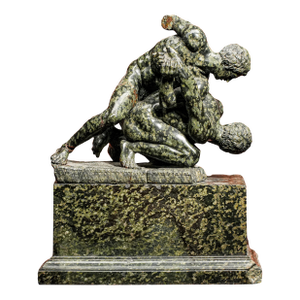 Amazing Neoclassical Carved Marble Antique Grand Tour Nude Male Statue Sculpture Home Decor