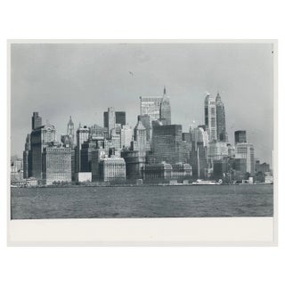 New York, Skyline, USA, 1960s, Black and White Photograph For Sale