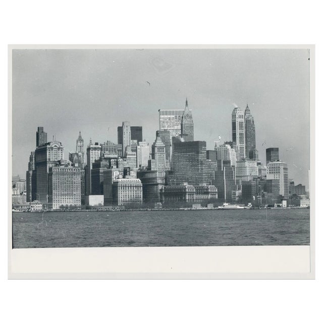 New York, Skyline, USA, 1960s, Black and White Photograph For Sale