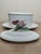 Hollywood Regency Vintage Italian Trompe L’Oeil Pansy Casserole Dish With Matching Oval Underplate For Sale - Image 3 of 15