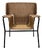 Rattan Chair by Wouter Fens for Gebr. Jonker, 1960s For Sale