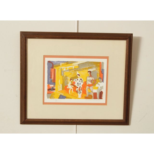 High Quality Vintage Limited Edition Print by Georges Lambert (France, 1919-1998) for Collier Art Corporation, 'Circus',...