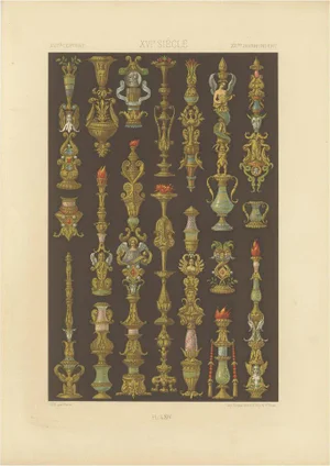 Durin, LXIV of L’Ornement Polychrome, 1869, Paper