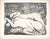 André Cottavoz, Lying Nudes, Original Lithograph For Sale - Image 7 of 7