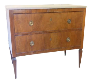 19th Century Continental Directoire Fruitwood Commode