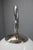 Metal Art Deco Chrome Floor Lamp with Milk Glass Globe and Walnut Base, Former Czechoslovakia, 1930s For Sale - Image 7 of 13