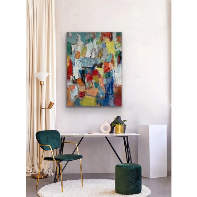 Contemporary Abstract Original Oil Painting For Sale In Atlanta - Image 6 of 12