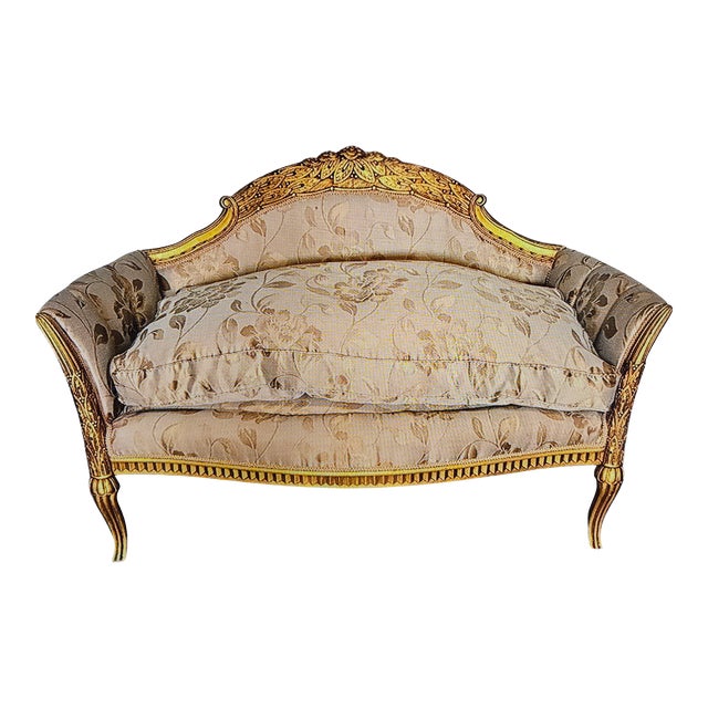 Early 20th Century Period French Art Deco Loveseat For Sale