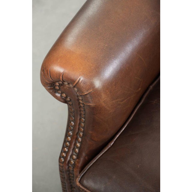 Sheepskin Wing Lounge Chair For Sale - Image 11 of 13