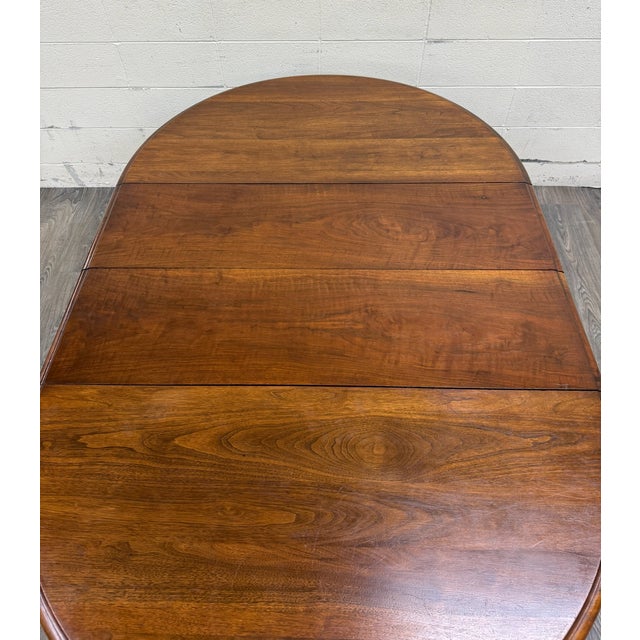 Vintage Queen Anne / Early American Style Oval Dining Table For Sale - Image 16 of 18
