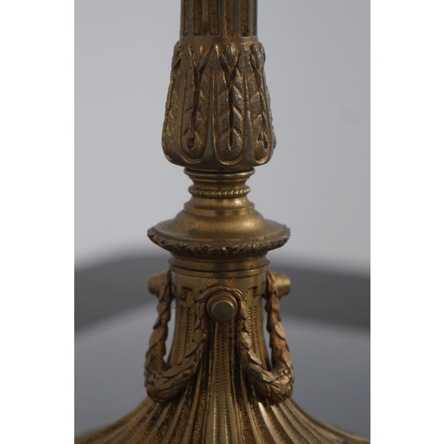 19th Century French Gilt Bronze Converted Table Lamps - a Pair For Sale - Image 9 of 15