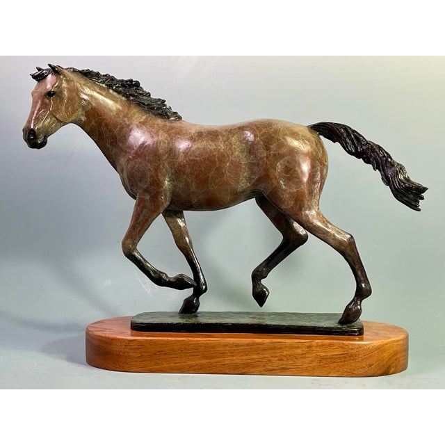 Auguste Rodin Bronze Horse Sculpture Equine Art Statue “Free Spirit” Limited Edition For Sale - Image 4 of 9
