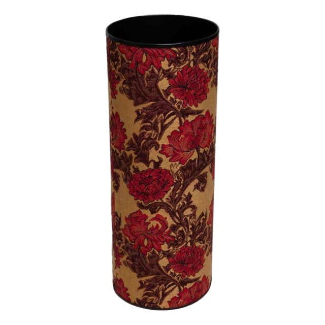 Chrysanthemums Gold Tapestry Umbrella Stand For Sale